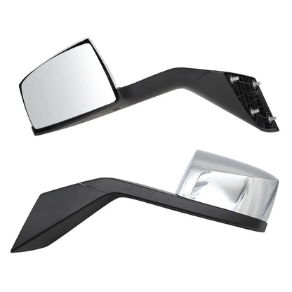Chrome Hood Mirror Pair Side Assembly Driver Left Side And Passenger Right Side Hood Mirrors For VOLVO VNL, Suitable For Suitable For Volvo VNL 2000-2015 - THE MILE MAKER DRIVER SHOP