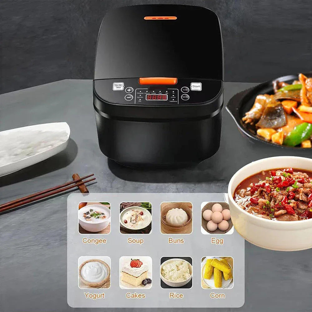 Multi-functional 5L Non-Stick Rice Cooker Appointment Timing Heating High-fire - THE MILE MAKER DRIVER SHOP