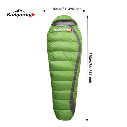 Kamperbox Ultra Light Down Sleeping Bag Winter Sleeping Bag Camping Lightweight - THE MILE MAKER DRIVER SHOP