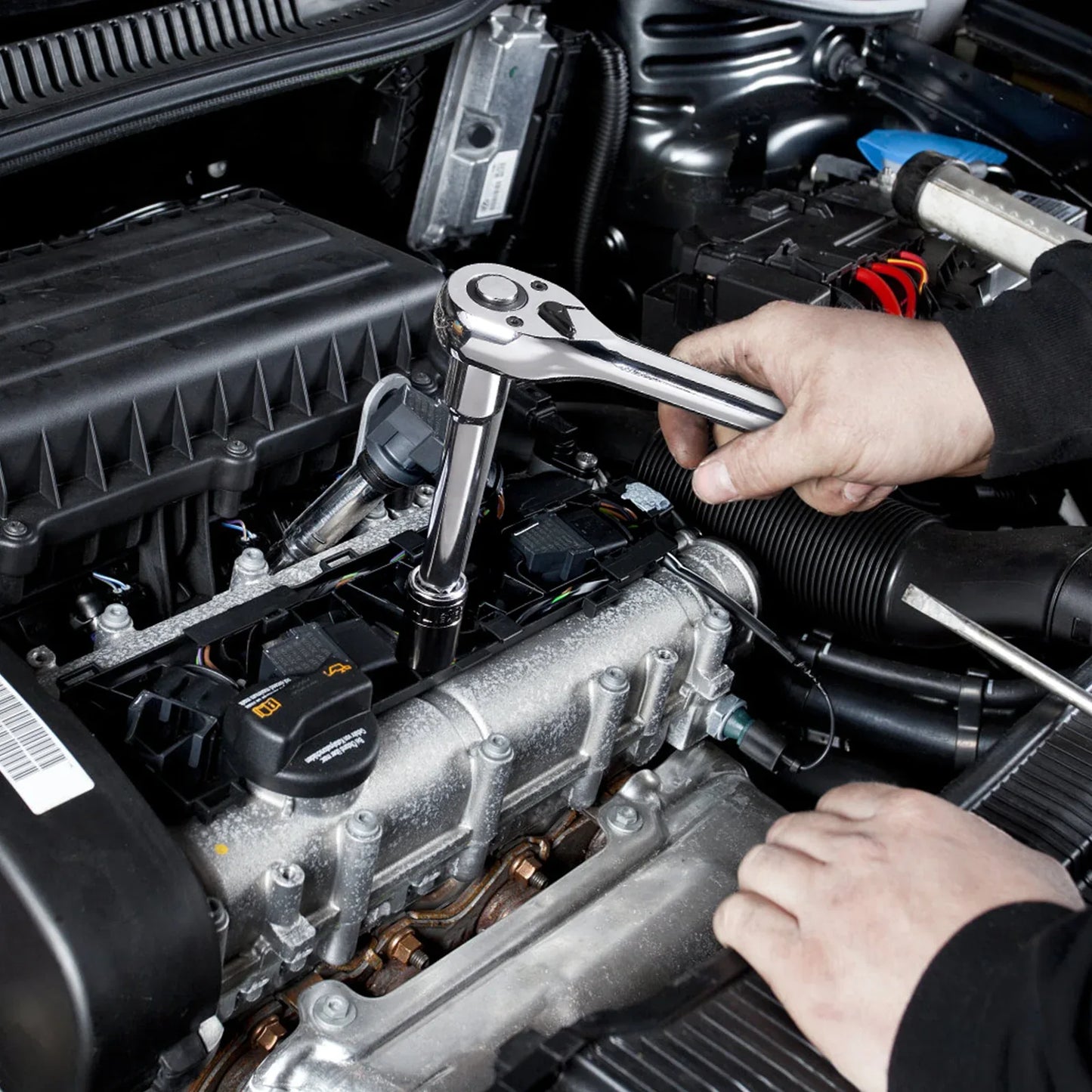 VEVOR Mechanics Tool Set And Socket Set, Drive Deep And Standard Sockets, 145 Pcs SAE And Metric Mechanic Tool Kit With Bits, Combination Wrench, Hex Wrenches, Accessories, Storage Case - THE MILE MAKER DRIVER SHOP