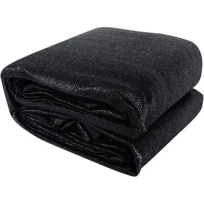 Black Shade Cloth Fabric Sunscreen UV Resistant Mesh Net With Cut Edge - THE MILE MAKER DRIVER SHOP