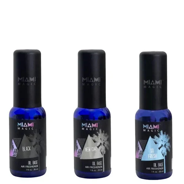 Miami Magic Car Air Fresheners 3 Pack - THE MILE MAKER DRIVER SHOP