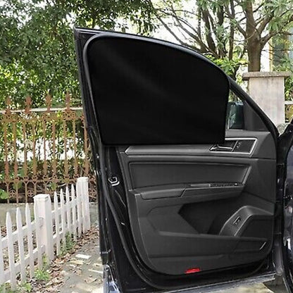 4X Magnetic Car Side Front Rear Window Sun Shade Cover Mesh Shield UV Protection - THE MILE MAKER DRIVER SHOP