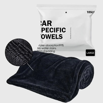 15x15in And 24x36in YISLU Drying Towel - Super Absorbent Car Drying Towel, Woven With Twisted Microfiber, 1300 GSM High Quality Microfiber 70 30 Mixed Twisted Microfiber - THE MILE MAKER DRIVER SHOP