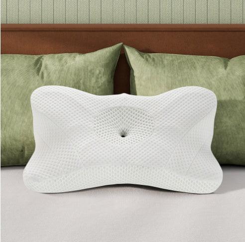 Cervical Neck Pillow, Cooling Ergonomic Memory Foam Pillows Dual Height Orthopedic Support Contour Pillow For Side - THE MILE MAKER DRIVER SHOP