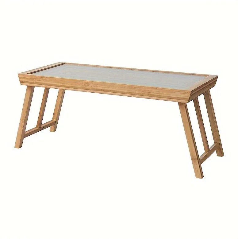 Bamboo Folding Table Coffee Table, Tatami Windowsill Low Table Bedside Table, Portable Tea Tray For Bedroom Living Room Home Office. - THE MILE MAKER DRIVER SHOP