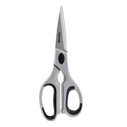 Kitchen Scissors Stainless Steel Kitchen Shears Protective Sheath Grey - THE MILE MAKER DRIVER SHOP