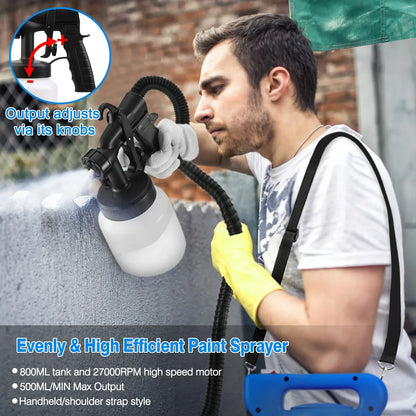 1Pc 800ML Paint Sprayer Painter 650W Oil Primer Water Paint Sprayer Machine - THE MILE MAKER DRIVER SHOP