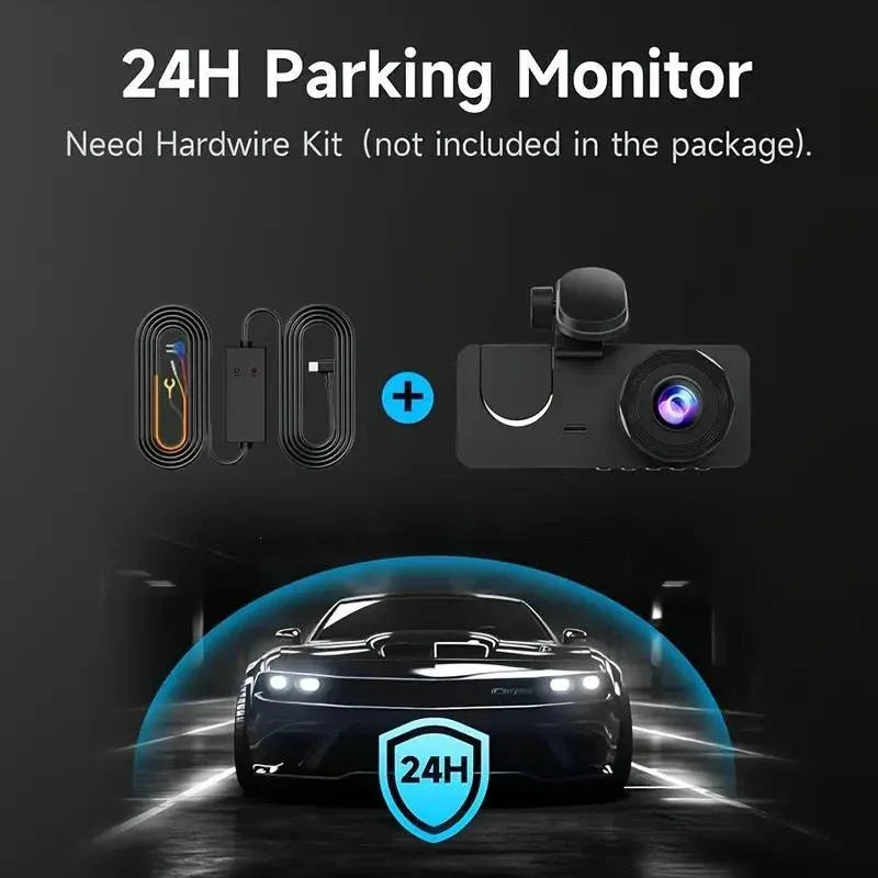 Parking Mode Christmas Gift Wireless Car DVR With Dual Lenses, Parking Monitoring, Shockproof Design - THE MILE MAKER DRIVER SHOP