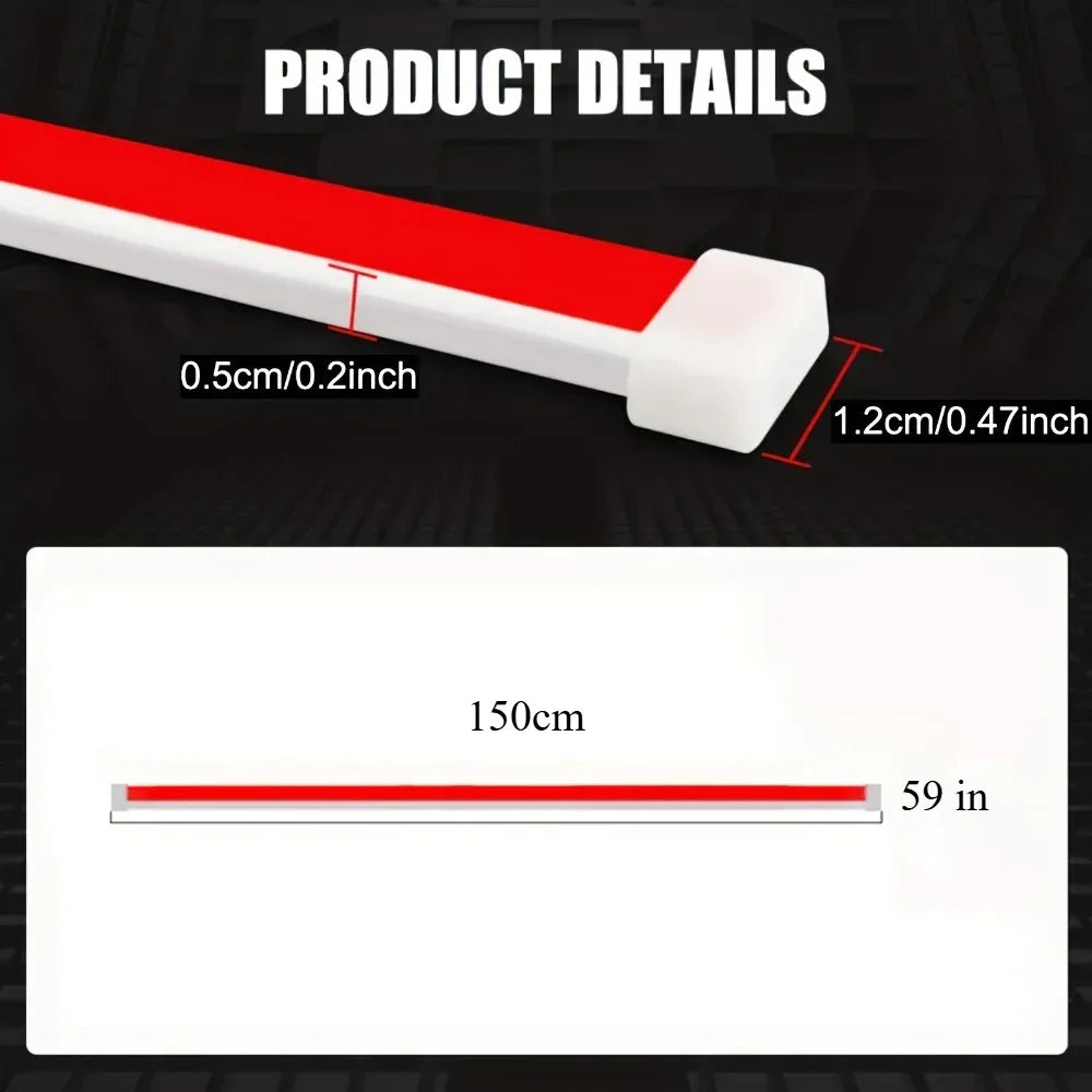 Upgrade Your Vehicle With A Universal 12V, 10W Start-Scan Car LED Hood Light White 59In Dynamic Daytime Running Light - THE MILE MAKER DRIVER SHOP