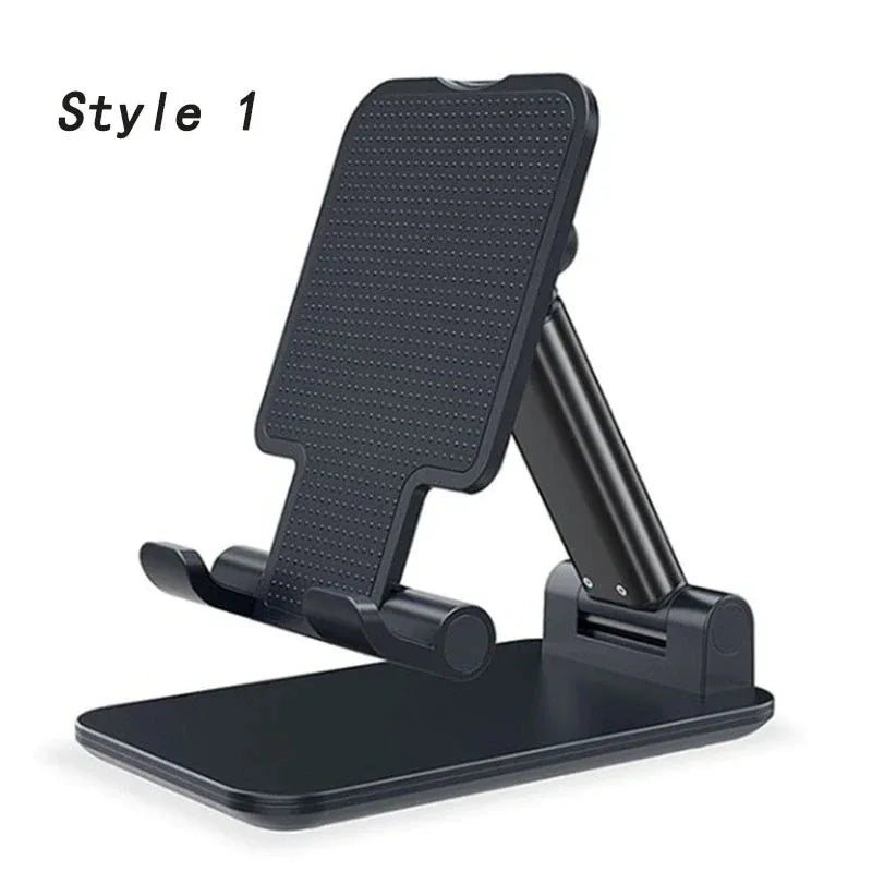 Metal Desktop Tablet Holder Table Cell Foldable Extend Support Desk Mobile Phone Holder Stand For iPhone iPad Adjustable - THE MILE MAKER DRIVER SHOP