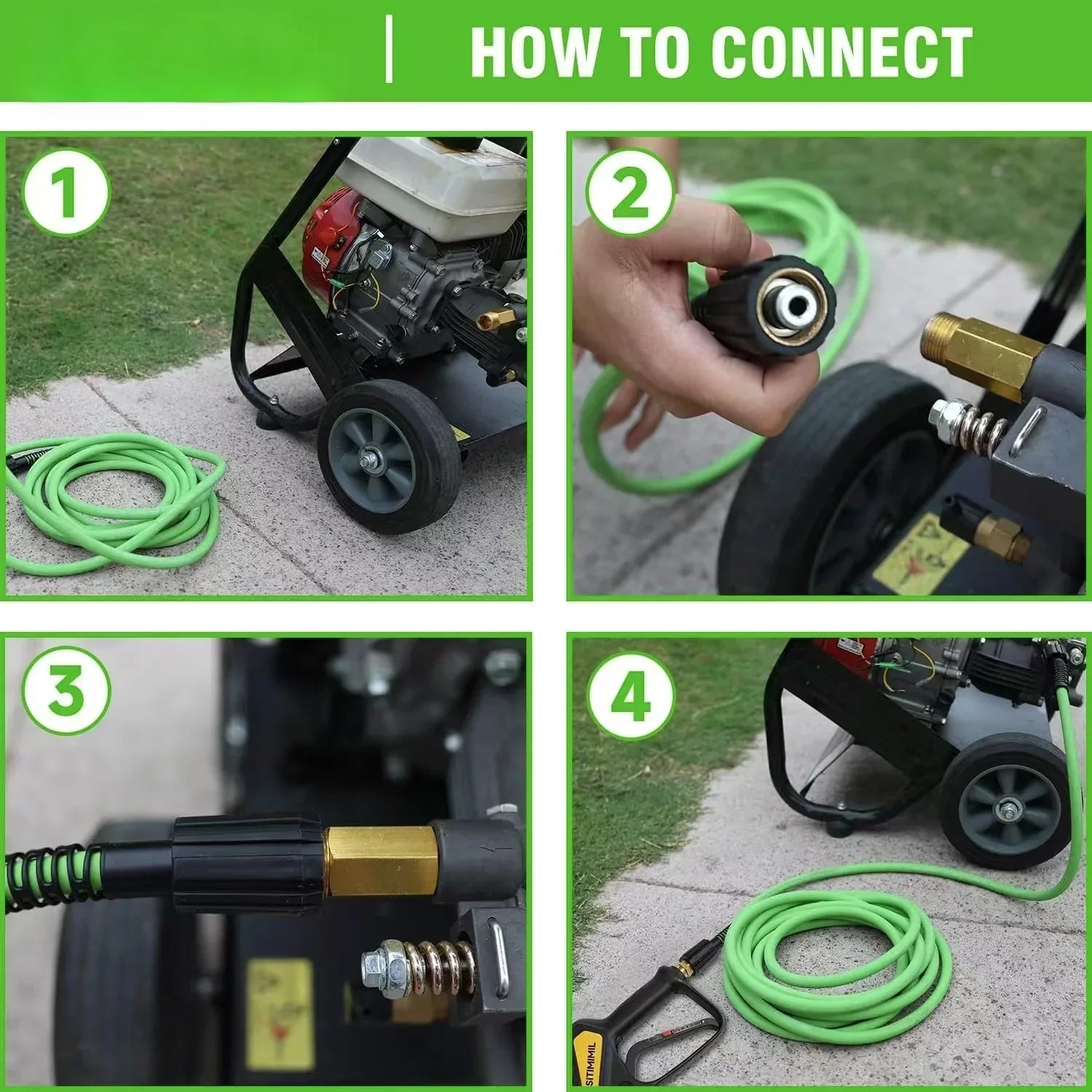 Car Washing Gun High Pressure Water Pipe M22-14 Household Washing Machine - THE MILE MAKER DRIVER SHOP