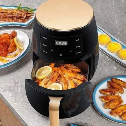 6L Air Fryer Large Capacity Digital Touch Screen Mulitifunction Oil Free Cooking - THE MILE MAKER DRIVER SHOP