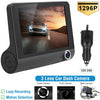 1296P Car DVR Dash Camera 4In 3 Lens Vehicle Driving Recorder Seamless Recording - THE MILE MAKER DRIVER SHOP