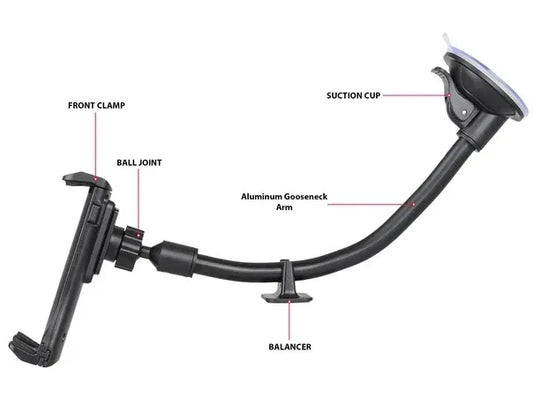 Universal Car Windshield Holder Desktop Mount For Cellphone Tablet IPad GPS - THE MILE MAKER DRIVER SHOP