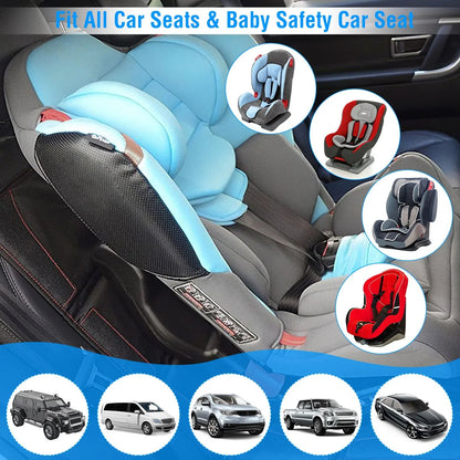 2 Packs Car Seat Protector Cushion Mat Pad With Thick Padding Protector For Child Baby Car Seat Mesh Pockets - THE MILE MAKER DRIVER SHOP