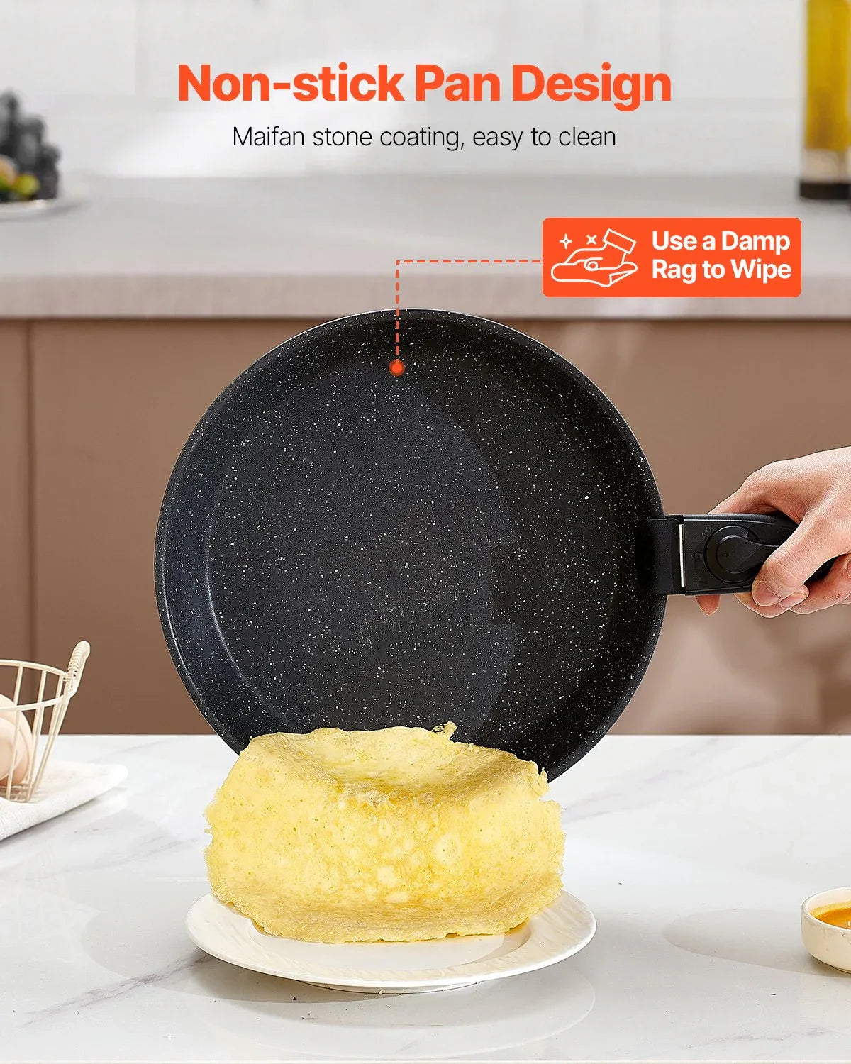 17 Piece Pots And Pans Set Granite Nonstick Kitchen Cookware Induction Black - THE MILE MAKER DRIVER SHOP