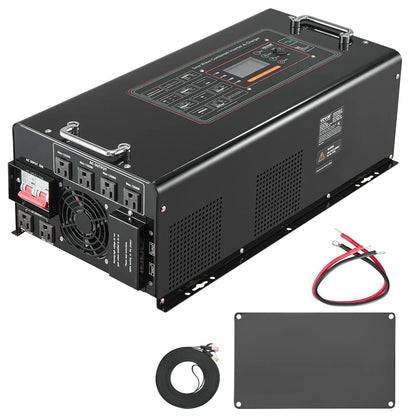 5000W Pure Sine Wave Inverter Charger DC 24V To AC 120V Power Inverter - THE MILE MAKER DRIVER SHOP