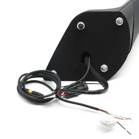 For Freightliner Cascadia 2018 Pair Chrome Heated Hood Mirror W Turn Signal LED - THE MILE MAKER DRIVER SHOP