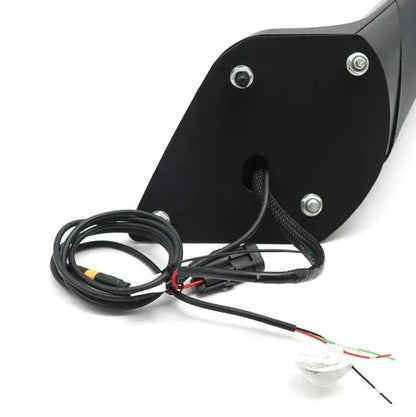 For Freightliner Cascadia 2018 Pair Chrome Heated Hood Mirror W Turn Signal LED - THE MILE MAKER DRIVER SHOP