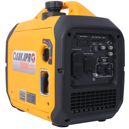 3500 Watt Portable Inverter Generator Gas Powered, EPA Compliant With CO SENSOR, Compact And Lightweight For Home Backup Power, Outdoor Camping, RV And Trailer - THE MILE MAKER DRIVER SHOP