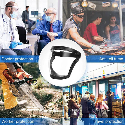 Full Face Anti-fog Clear Mask Reusable Super Protective Transparent Safety Cover - THE MILE MAKER DRIVER SHOP