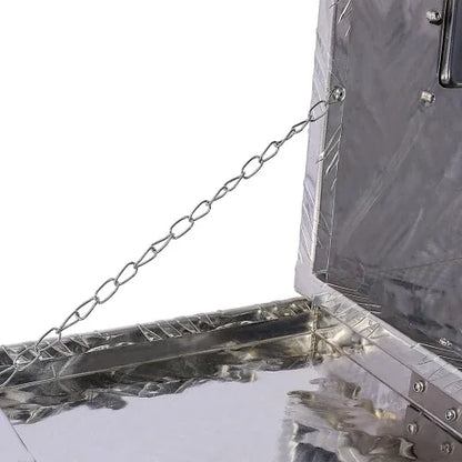 48inch Aluminum Tool Box,heavy Duty Truck Bed Tool Box,outdoor Trailer Pickup Storage Tool Box,RV Storage Organizer,underbody Box W Lock Keys,silver - THE MILE MAKER DRIVER SHOP