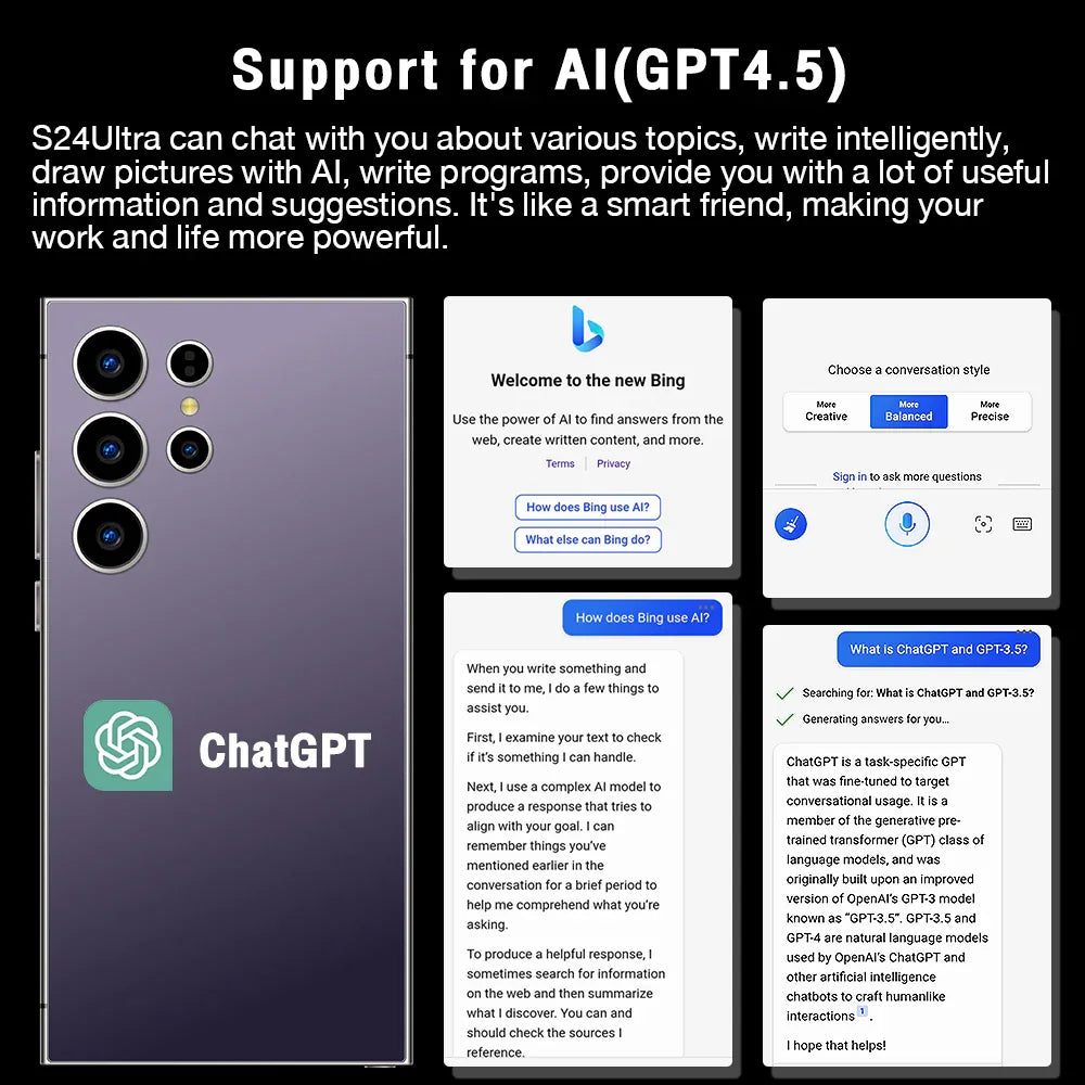 S24 Ultra Cell Phones 5G Unlocked Phonessmartphonewith Tool Pen - THE MILE MAKER DRIVER SHOP