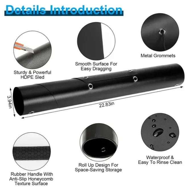 Deer Cart Game Trailer Snow Sled Mat Hunting Equipment - THE MILE MAKER DRIVER SHOP