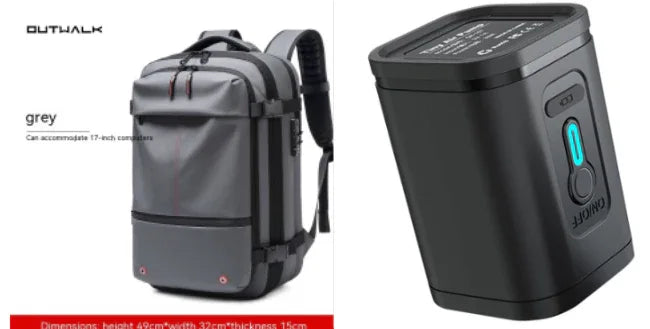 Travel Backpack Men's Business Multifunction Computer Bag Vacuum Compression Large-capacity Backpack - THE MILE MAKER DRIVER SHOP