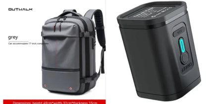 Travel Backpack Men's Business Multifunction Computer Bag Vacuum Compression Large-capacity Backpack - THE MILE MAKER DRIVER SHOP