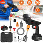 Cordless Pressure Washer Portable Electric Power Washer High Pressure Water Sprayer 363PSI Car Washer Cleaner With 12000mAh 21V Rechargeable Battery And Charger 2 Nozzles - THE MILE MAKER DRIVER SHOP