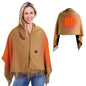 1Pc 79x24In USB Heated Shawl With Teasel Wearable Heating Blanket Electric Throw Wrap Indoor Outdoor With Zipper 3 Heating Levels Machine Washable For Outdoor Home Office - THE MILE MAKER DRIVER SHOP