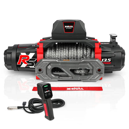 X-BULL 13500 Lb Winch Load Capacity Electric Winch - 12V DC Power Supply For Off-Road Trailers, 2-in-1 Wireless Remote Control, 13500 XRS Series - THE MILE MAKER DRIVER SHOP