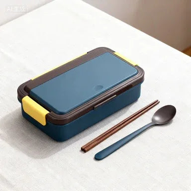 Stainless Steel Bento Box 920ml-Blue 7370 - THE MILE MAKER DRIVER SHOP