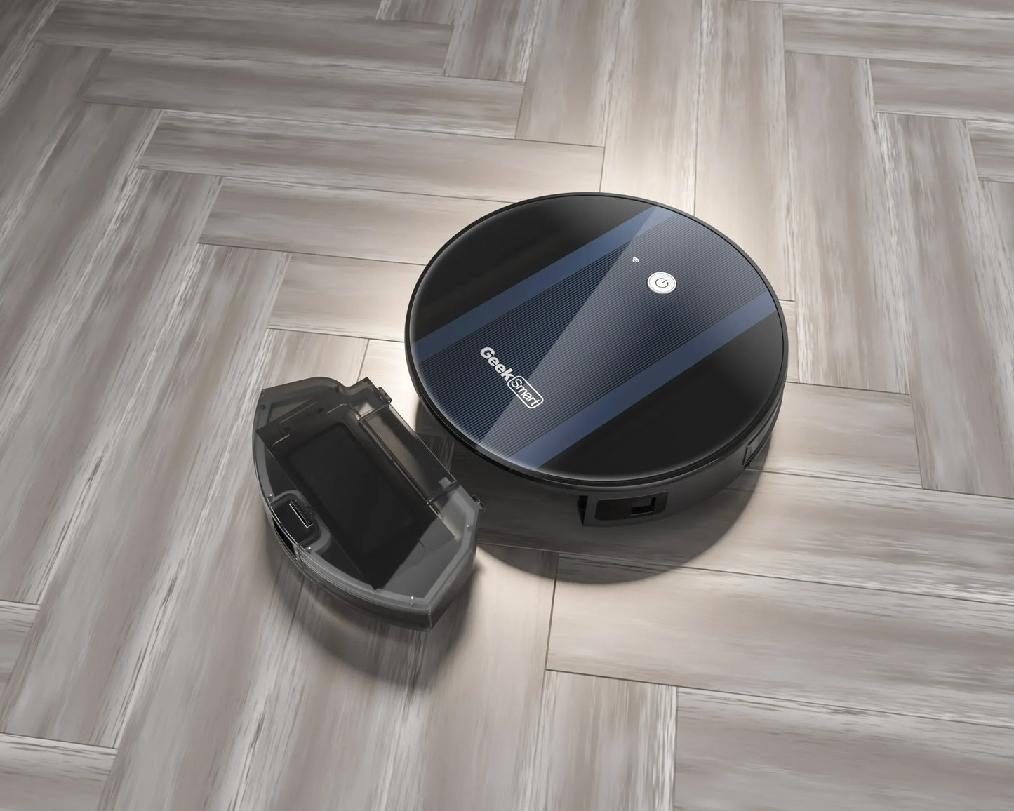 Geek Smart Robot Vacuum Cleaner G6 Plus, Ultra-Thin, 1800Pa Strong Suction, Automatic Self-Charging, Wi-Fi Connectivity, App Control, Custom Cleaning, Great For Hard Floors To Carpets.Ban On Amazon - THE MILE MAKER DRIVER SHOP
