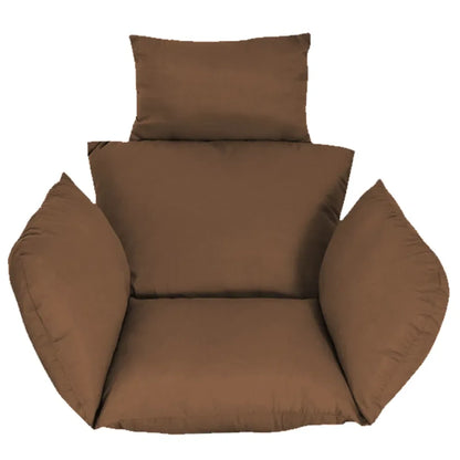 Egg Chair Cushion Hanging Basket Seat Cushion Thicken Soft Egg Swing Chair Pad Hanging Egg Chair Cushion With Headrest - THE MILE MAKER DRIVER SHOP