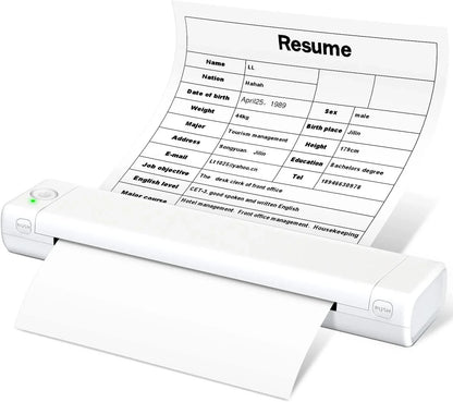 Small Mini Homework Paper Ink-free Office Portable A4 Thermal Wrong Question Printer - THE MILE MAKER DRIVER SHOP