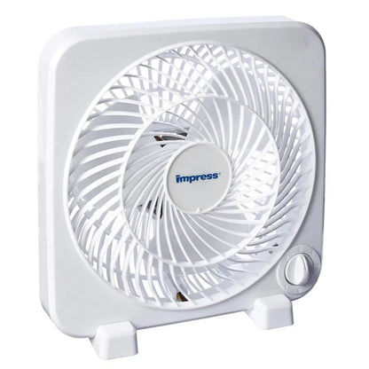 Impress 9-Inch 3-Speed Box Fan - THE MILE MAKER DRIVER SHOP