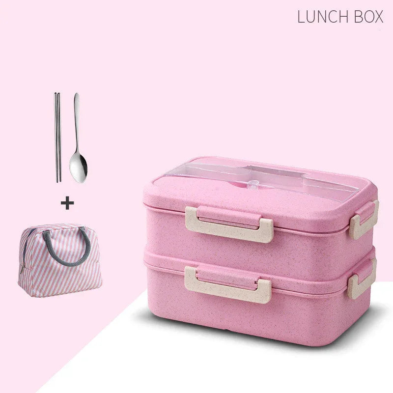 Portable Compartment Microwave Oven Heated Lunch Box - THE MILE MAKER DRIVER SHOP