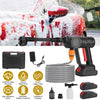 Cordless Pressure Washer With 6 In 1 Nozzle Portable Electric Power Washer High Pressure Water Sprayer 1000PSI Car Washer Cleaner With 6000mAh 21V Rechargeable Battery And Charger - THE MILE MAKER DRIVER SHOP