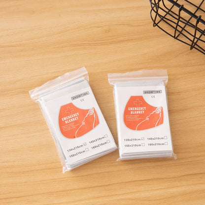 Emergency Blanket Outdoor Portable Thermal Double-sided Silver Survival - THE MILE MAKER DRIVER SHOP