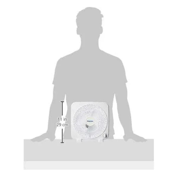 Impress 9-Inch 3-Speed Box Fan - THE MILE MAKER DRIVER SHOP