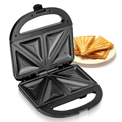 Waffle Maker Toastie Maker Sandwich NonStick Plates Cake Machine Breakfast Maker - THE MILE MAKER DRIVER SHOP