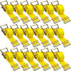 E Track Ratchet Strap, 18PCS 2' X 15' E-Track Straps 4400 LBS Breaking Strength, With Polyester Webbing & Spring Fitting & Ratchets, Durable Tie-Downs For Motorcycles, Tire, Trailer Loads - THE MILE MAKER DRIVER SHOP