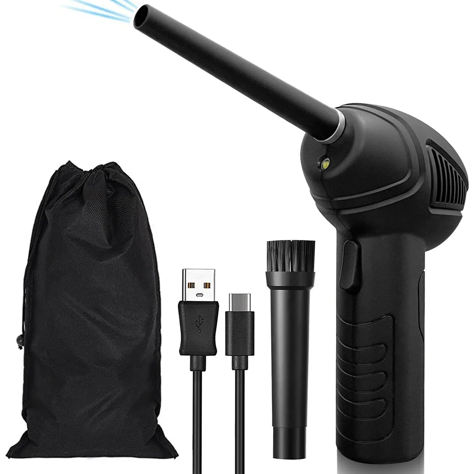 Rechargeable Air Duster Electric Cleaner Cleaning Blower For Car-PC-Keyboard-Pet - THE MILE MAKER DRIVER SHOP