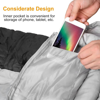 1Pc Mummy Sleeping Bag Camping Sleeping Bags For Adults Outdoor Soft Thick Water-Resistant Moisture-proof Sleep Bag Suitable For Spring Autumn Winter Seasons - THE MILE MAKER DRIVER SHOP