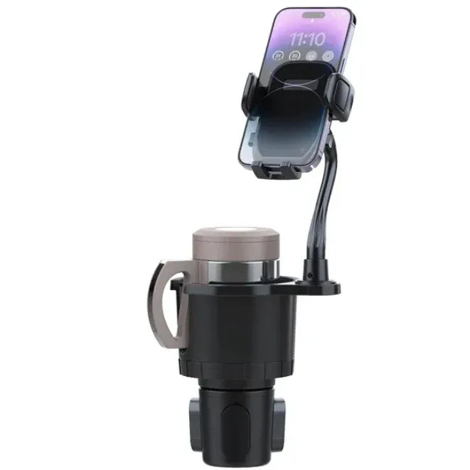 2 In 1 Car Cup Mobile Phone Holder Car Beverage Holder - THE MILE MAKER DRIVER SHOP