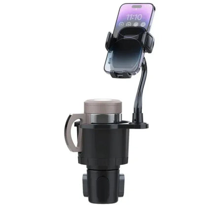 2 In 1 Car Cup Mobile Phone Holder Car Beverage Holder - THE MILE MAKER DRIVER SHOP
