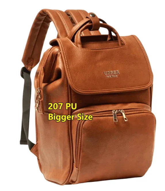 Large Capacity Multifunctional Shoulder PU Backpack - THE MILE MAKER DRIVER SHOP